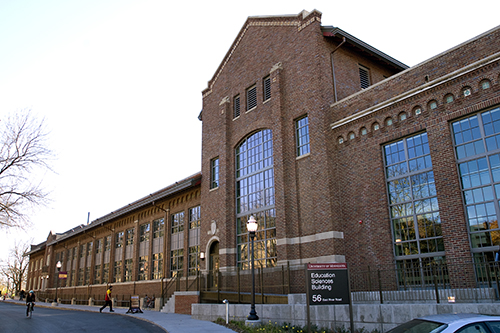 The campus’ once-abandoned College of Education and Human Development research building was restored in 2008 using adaptive reuse, a sustainable alternative to new construction projects that reduced building material needed and diverted demolition and construction waste from landfills. The building was designated as an Energy Star building in 2011.